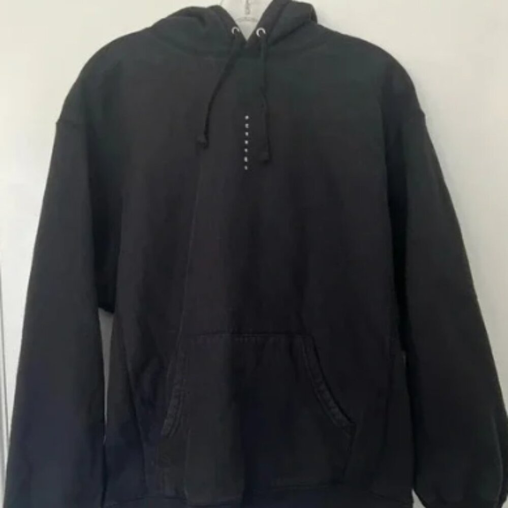 Supreme Micro Logo Black Hooded Sweatshirt